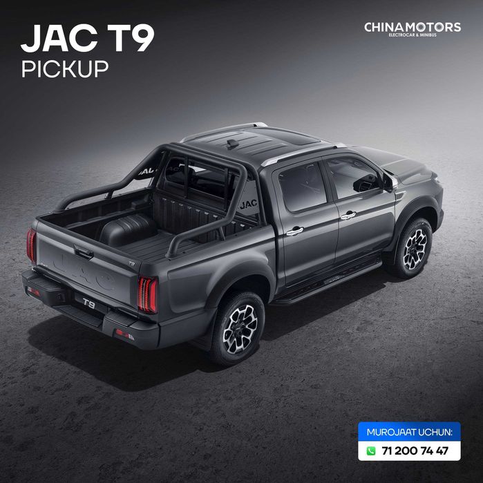 jac pik up t9 avtomat tayyor