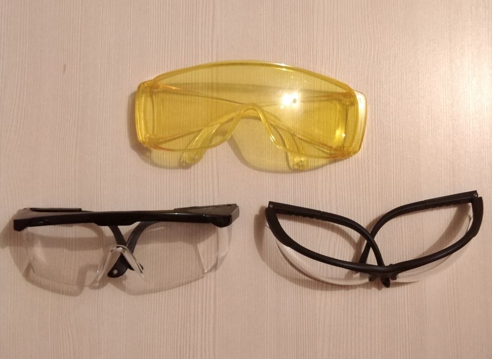 Очки силиконовые и прозрачные