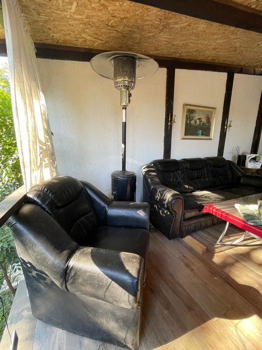 Doar azi reducere !!  Set canapea pat + 2 fotolii !!