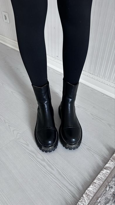 Ботинки челси, нат.кожа