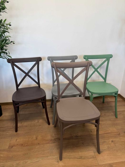 PROMOTIE_Scaune Pilgrim Crossback din polipropilena evenimente, HoReCa