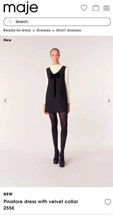 Рокля на марката Maje