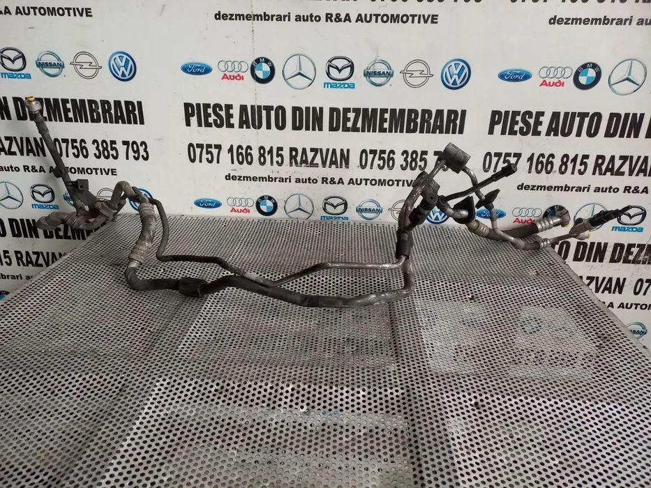 Set Conducte Clima Ac Aer Conditionat Audi Q7 4L 3.0 Tdi Motor BUG - Dezmembrari Arad
