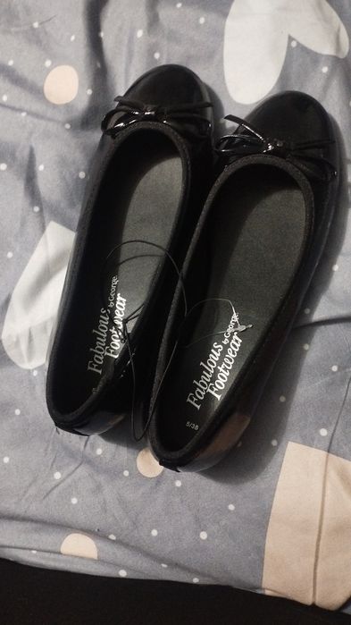 Балетки черные удобные новые