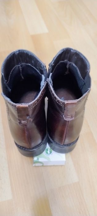 Botine piele maro Benvenutti mărimea 38