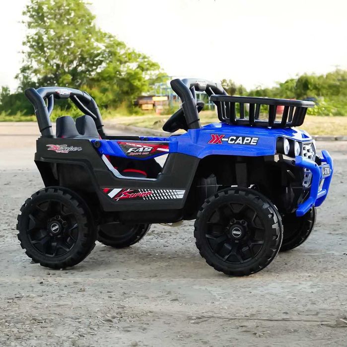 Masinuta electrica 4x4, 2-4 ani,CAPE-X, 100W,12V, scaun tapitat NOU