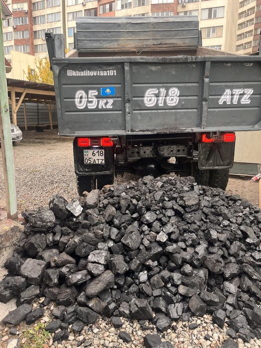 Уголь через сетку