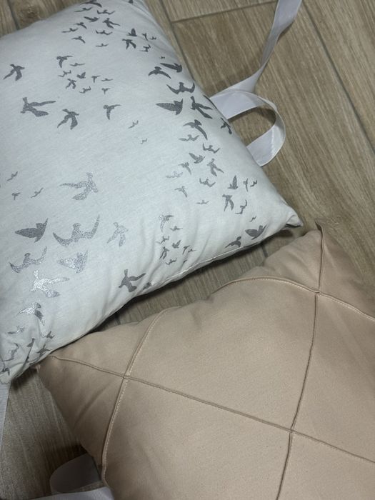 Продам бортики 12шт + простыня для овальной кровати