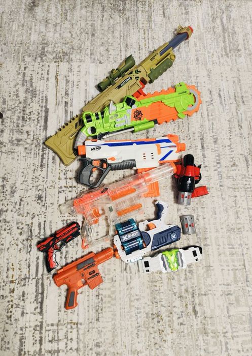 Блатеры Nerf,X-Shot,Hutsman