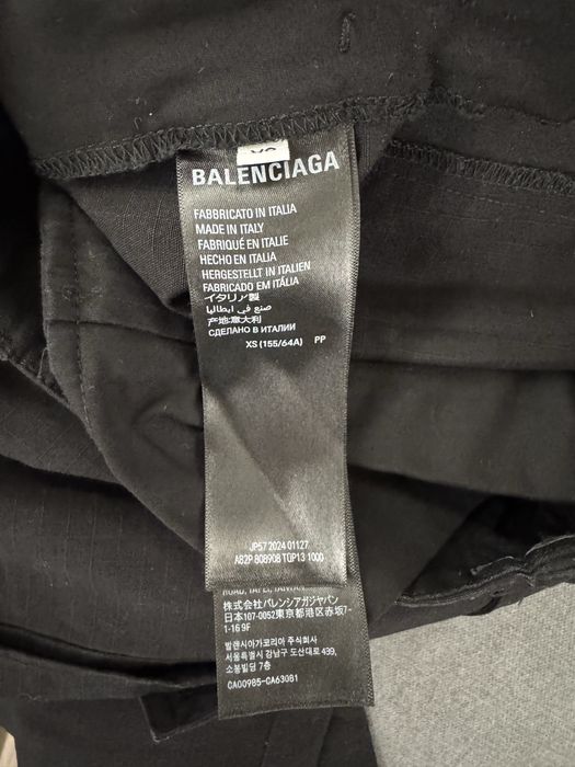 Balenciaga cut-up cargo pants