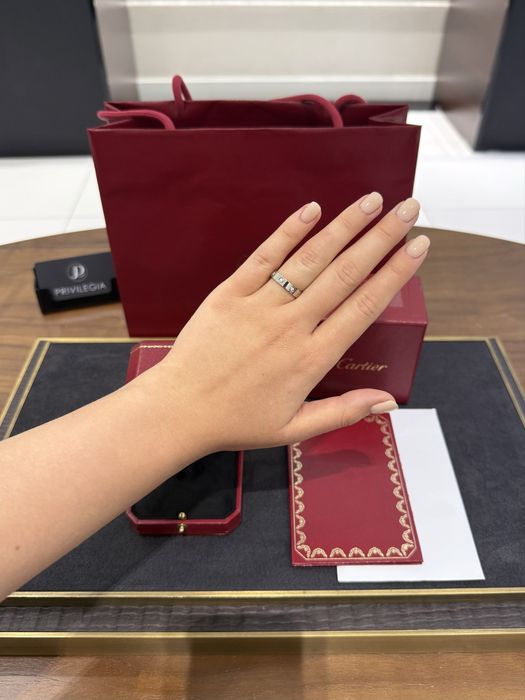 NEW Кольцо с бриллиантами Cartier Love B40506 WG