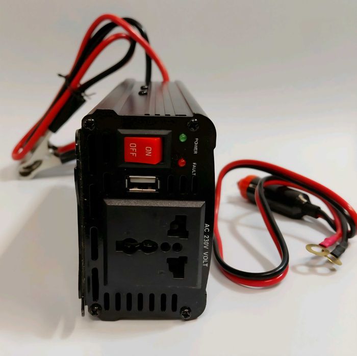 Автомобилен инвертор SAA-1500A 1500W 12V към 230V – Нов