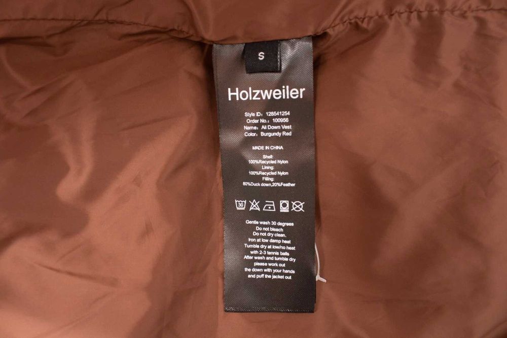 Holzweiler Ail Down Vest мъжка пухена грейка кафяв елек пух и пера S