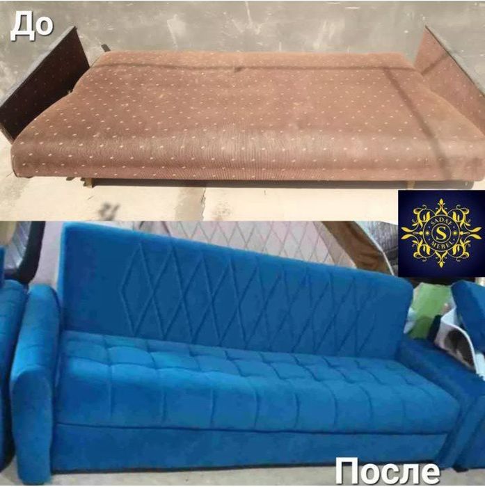 реставрация перетяжка ва заказга янги юмшок мебеллар