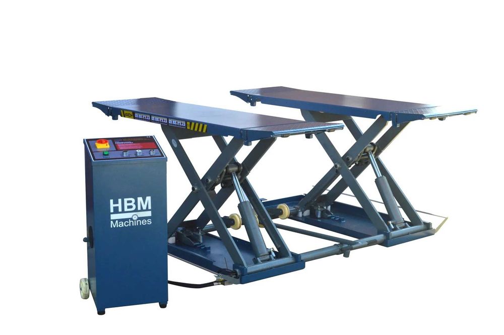 HBM - Професионален 3-тонен електрически мост за сервиз и почистване на автомобили
