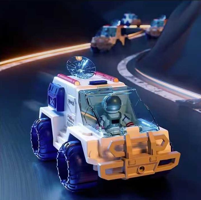 Set Cosmic de Explorare 5 in 1, Racheta, Rover si Naveta Spatiala