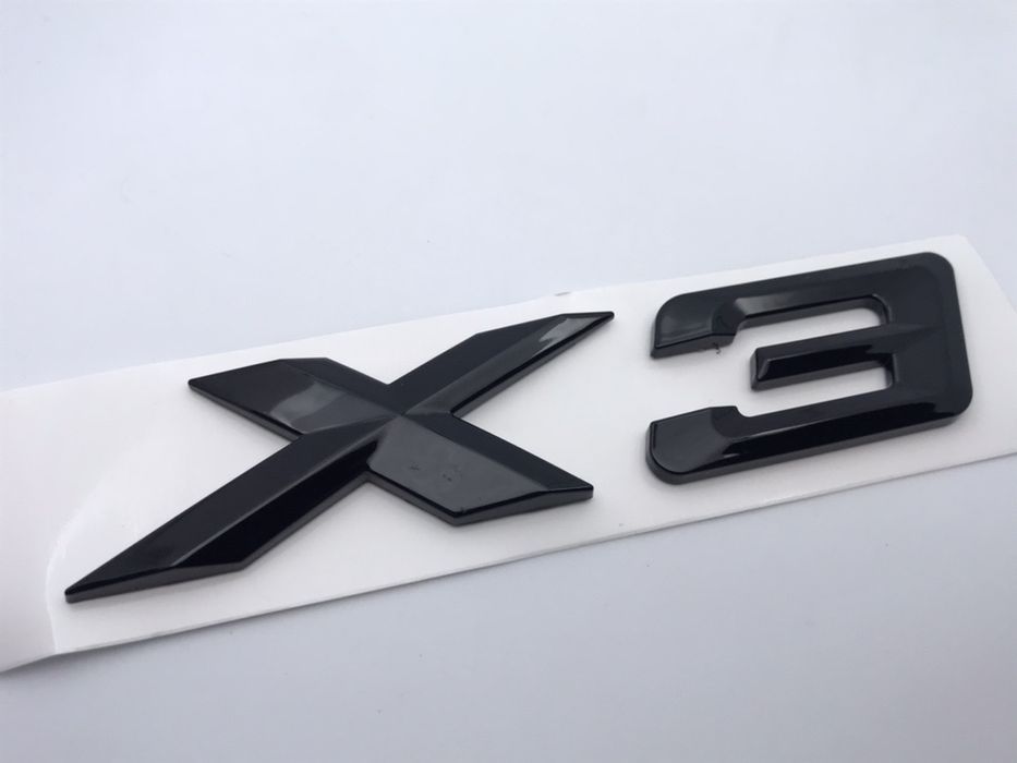 Emblema BMW X3 negru nou