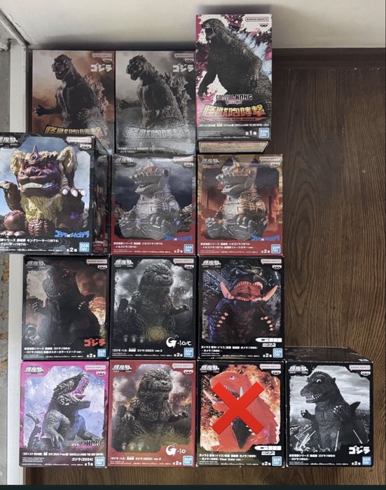Колекция Bandai Godzilla / Kaiju фигурки (Япония)
