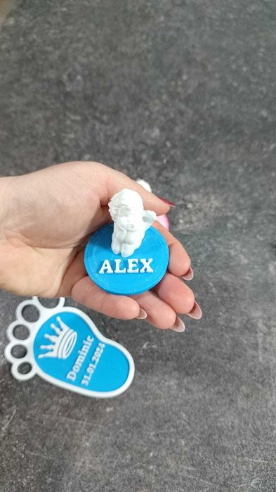 Realizez printari 3d/ Marturii Nunta/Botez/Brelocuri/ PERSONALIZATE