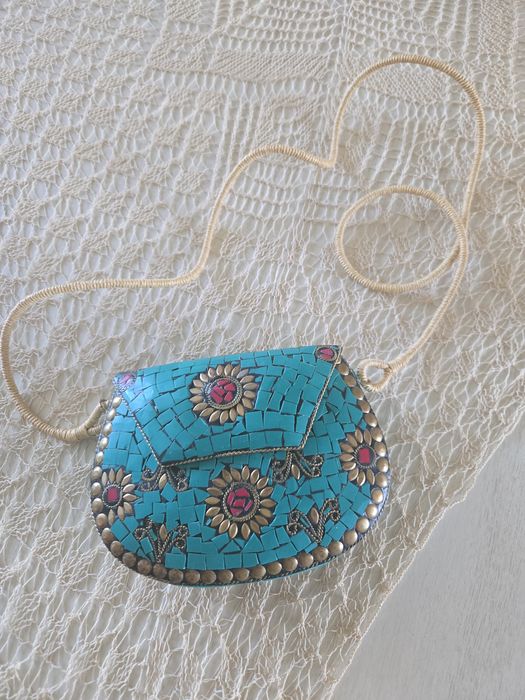 Ръчно изработена чанта мозайка.