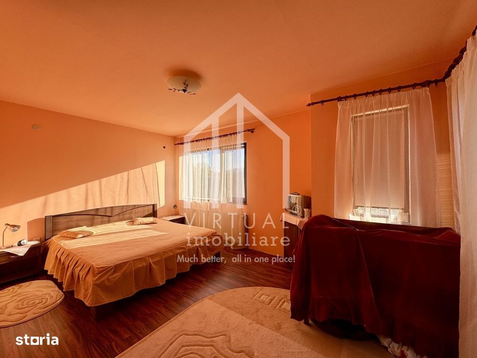 Casa individuala cu 6 camere, 500mp teren, priveliste spre munti