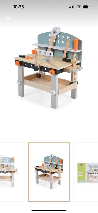 Banc de lucru din lemn copii