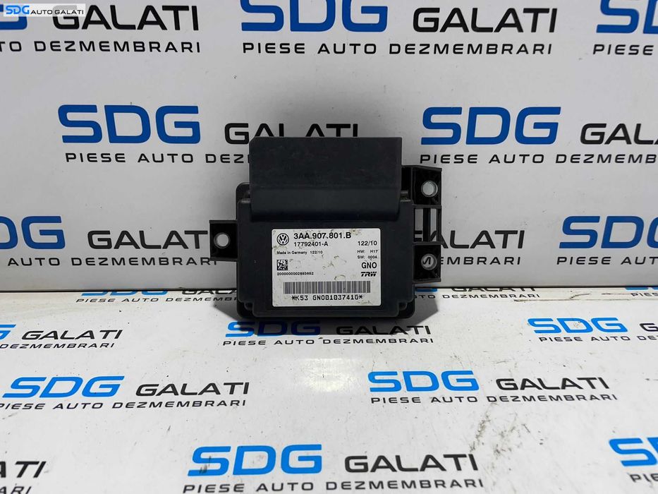 Modul Unitate Calculator Frana de Mana Electrica Volkswagen Tiguan 2007 - 2015 Cod 3AA907801B 3AA.907.801.B [L3279]