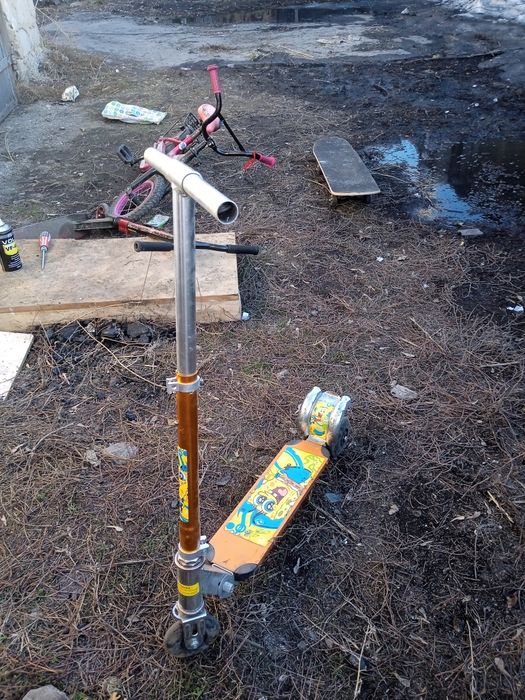 Самокат детский спанчбоб