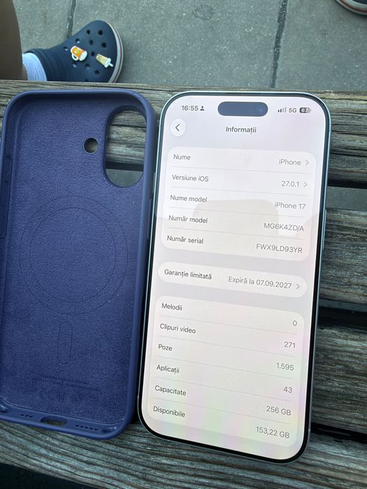 Schimb iphone 17 alb cu iphone 16 pro/pro max sau 17 air