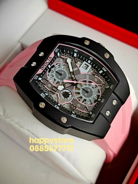 INVICTA Racing Strada Pink 47 mm, Инвикта нов ръчен часовник
