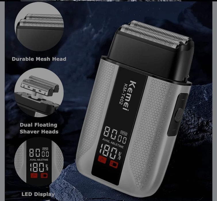 Shaver kemei T-402 10000 RPM