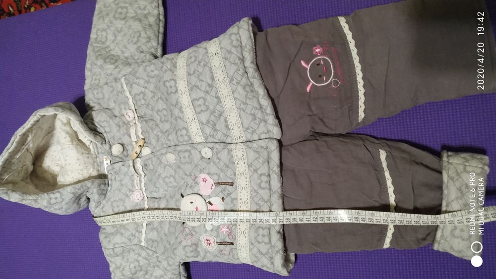 Одежда Зимний комплект тёплый на 2-4 года.