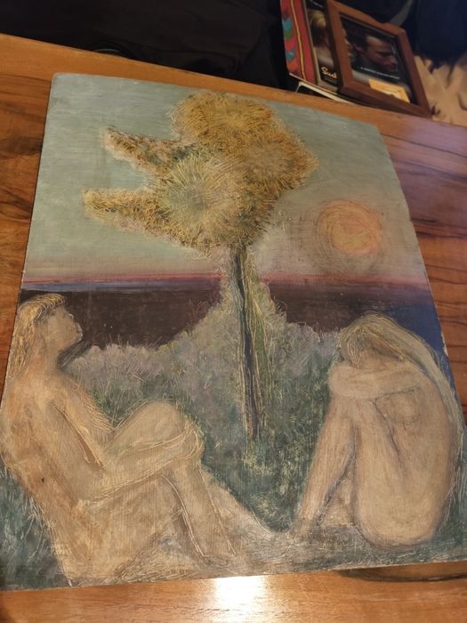 Лот от картини на една художничка...