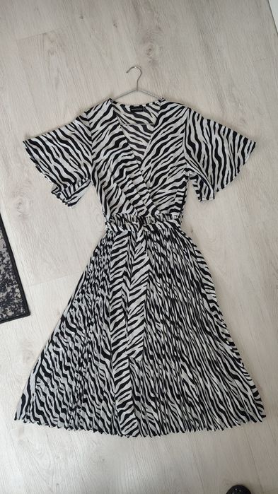 Rochie midi plisată S-M 36-38