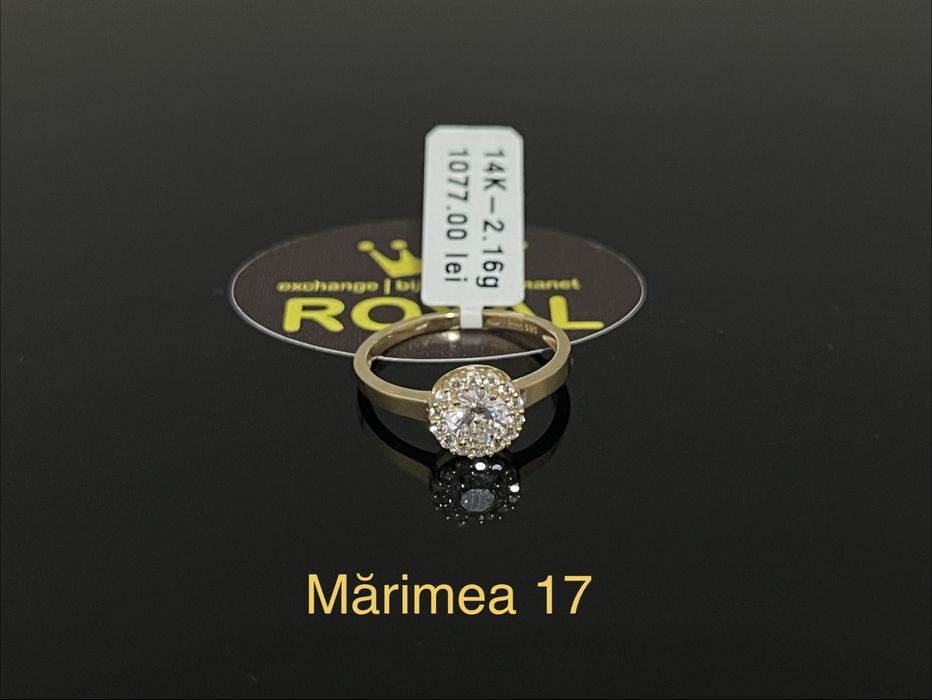 Bijuteria Royal CB : Inel dama aur nou 14k 2,16gr
