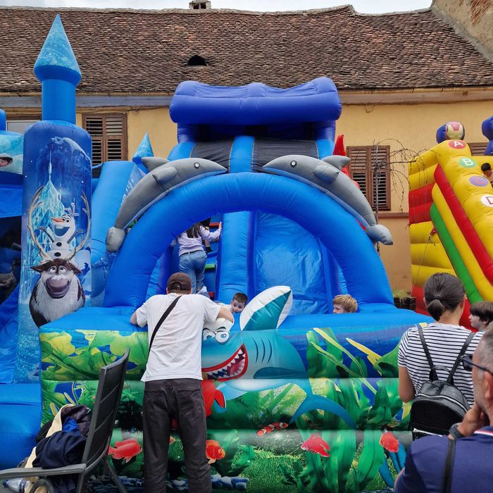 Topogan/Tobogan gonflabil Sibiu de închiriat.