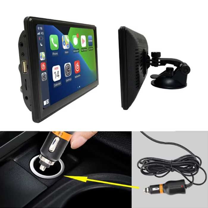 Мултимедия андроид PG385 9 инча - CarPlay/Android Auto  Full HD дисплей, / Bluetooth / Wi-Fi MP3/MP4 USB  AUX и microSD За Кола Автомобил МПС