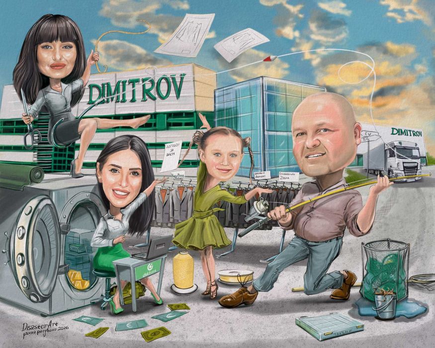 Ръчно рисувани  шаржове Disasterart