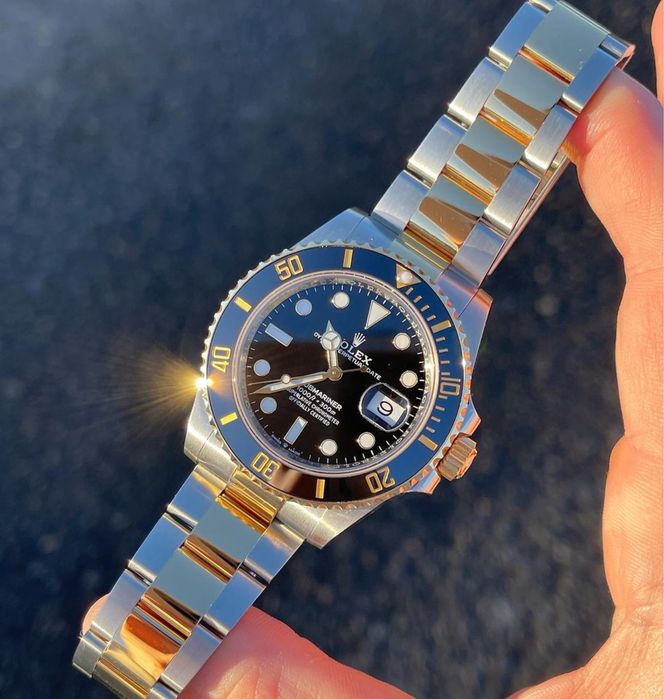 rolex submariner two tone 41,mm
