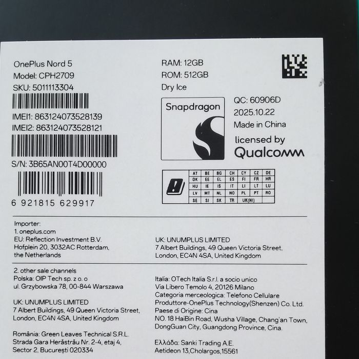 One Plus Nord 5 512 Gb