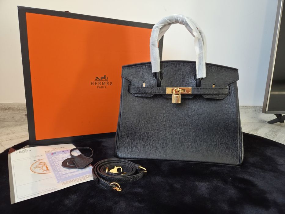 Hermes Birkin 30 Black Silver/Gold Hardware
