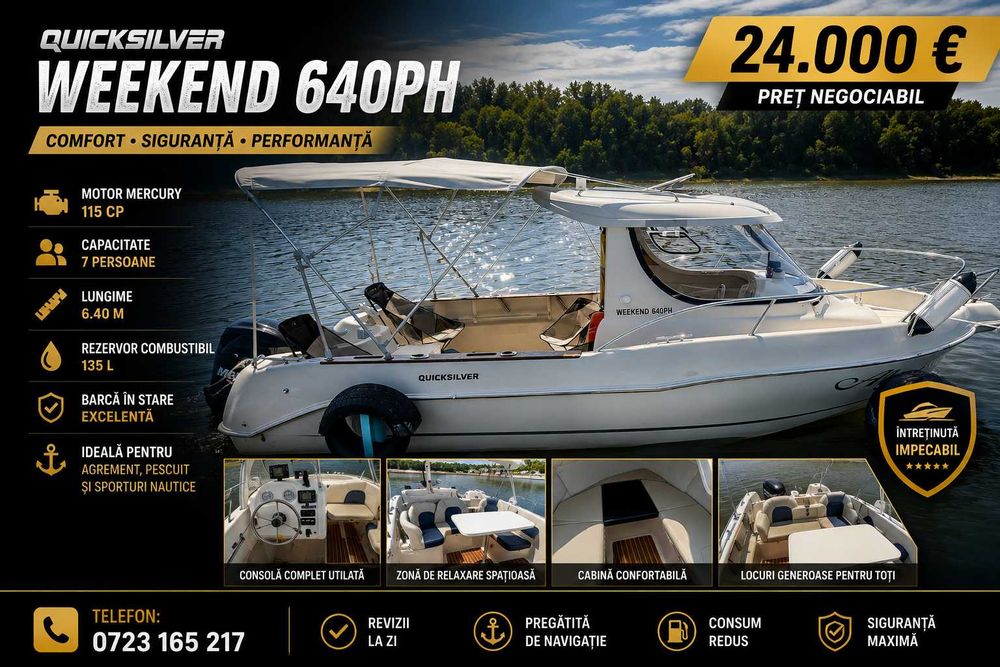 QuickSilver Weekend 640 Pilothouse