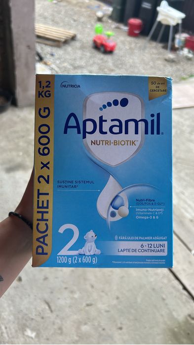 Lapte Aptamil Nutri-Biotik 1,2kg (6/12 luni)