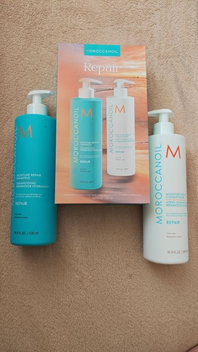Moroccanoil Moisture Repair Shampoo &
Conditioner Duo (2 x 500 Mn)