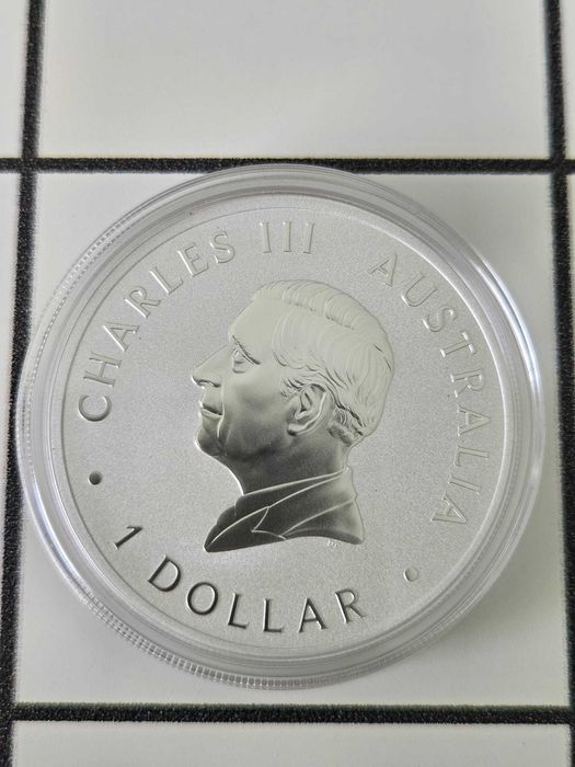 1 оз и 1 кг Сребърна монета австралийска кукабура от 1995 до 2024г