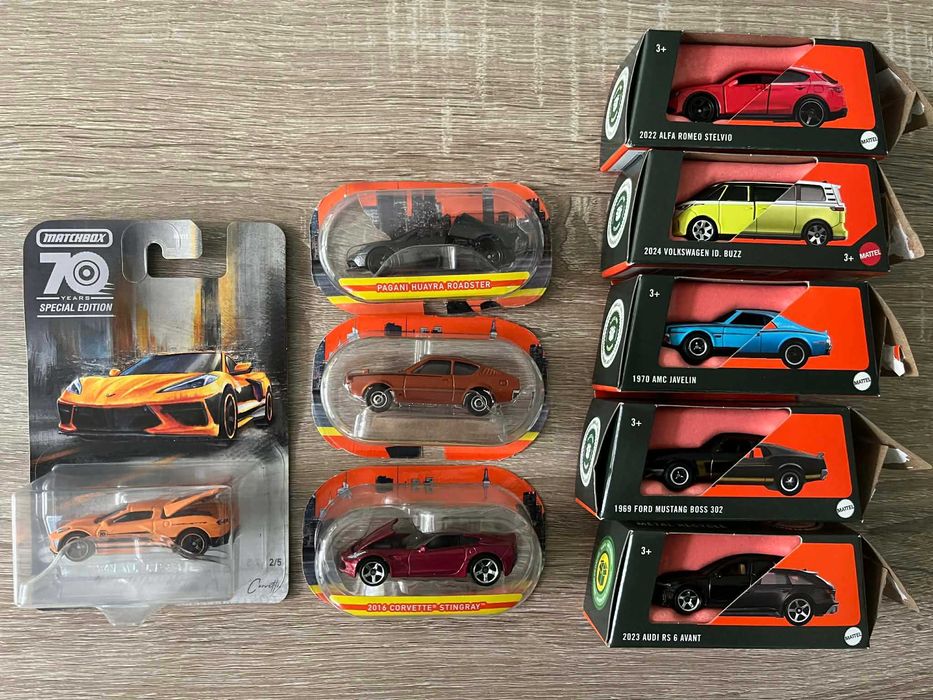 Метални колички Matchbox, Welly и Siku