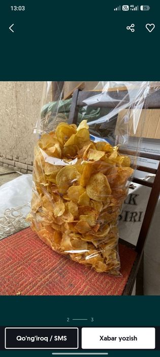 Chips aparat tayyor ishlab. Turgan narxi 20 millon kami bor