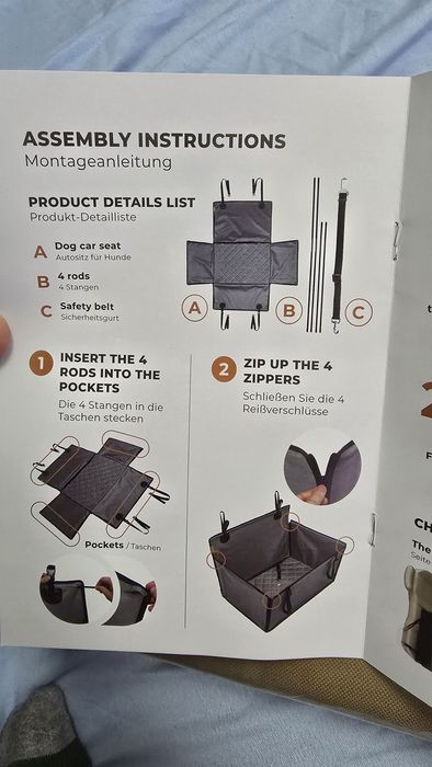 Scaun auto pentru câini < 26 kg