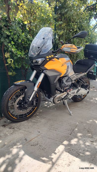 Moto Guzzi Stelvio-Giallo Savana 2024