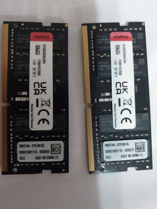 64GB 3200Mhz CL22 - RAM памет SO-DIMM (за лаптоп) - НОВИ !